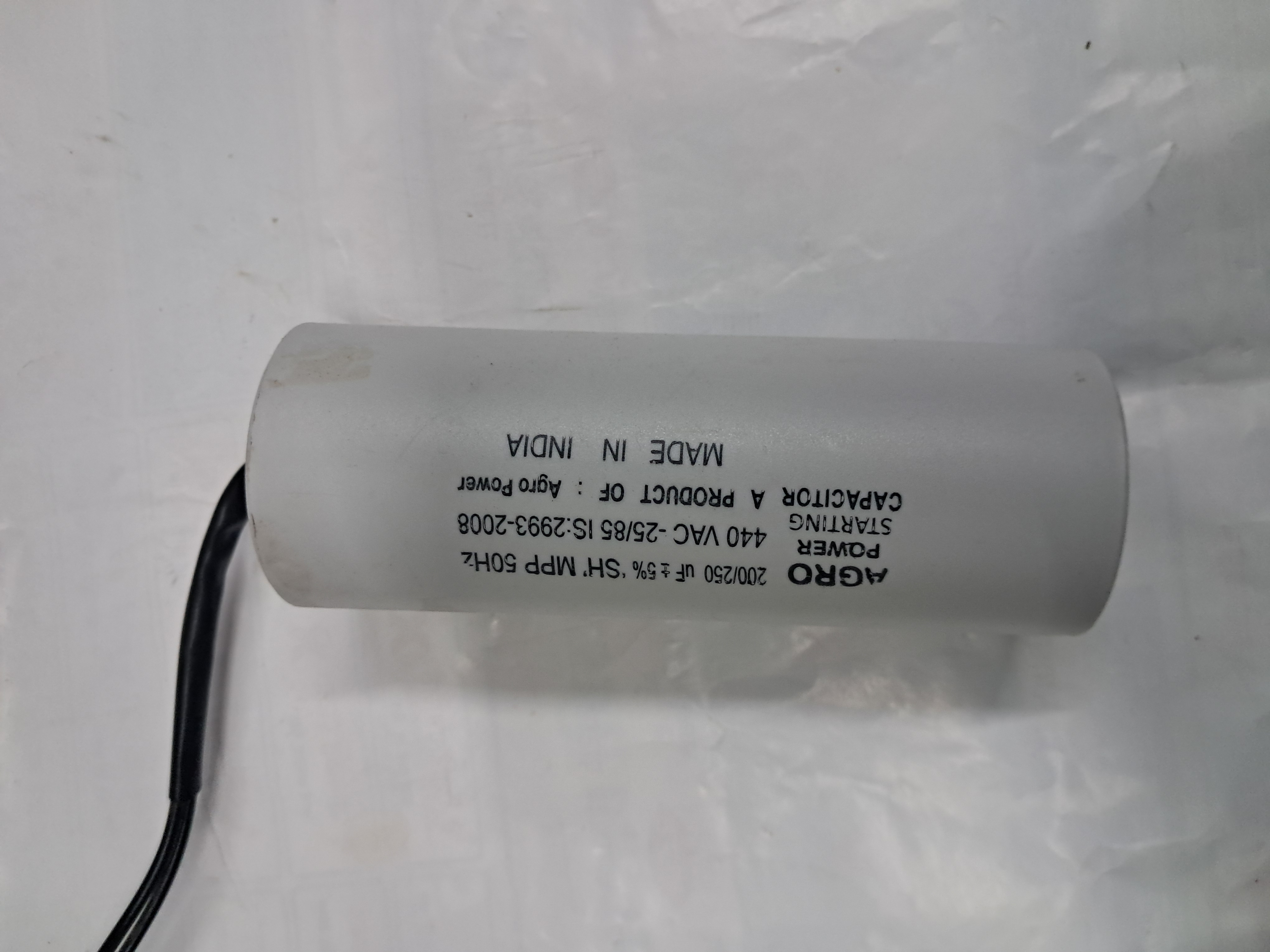 200/250uf start capacitor